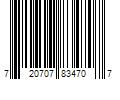 Barcode Image for UPC code 720707834707