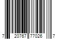 Barcode Image for UPC code 720767770267