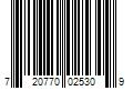 Barcode Image for UPC code 720770025309