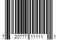 Barcode Image for UPC code 720777111111