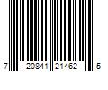 Barcode Image for UPC code 720841214625