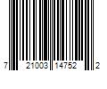 Barcode Image for UPC code 721003147522