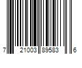 Barcode Image for UPC code 721003895836