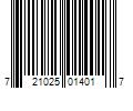 Barcode Image for UPC code 721025014017