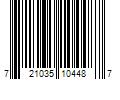 Barcode Image for UPC code 721035104487