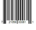 Barcode Image for UPC code 721059000611