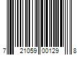 Barcode Image for UPC code 721059001298