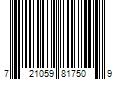 Barcode Image for UPC code 721059817509