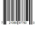 Barcode Image for UPC code 721059977500