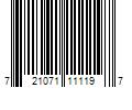 Barcode Image for UPC code 721071111197