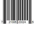 Barcode Image for UPC code 721085200245