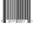 Barcode Image for UPC code 721111222111