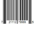 Barcode Image for UPC code 721112799995