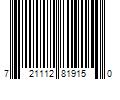 Barcode Image for UPC code 721112819150. Product Name: 