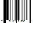 Barcode Image for UPC code 721112819501