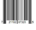 Barcode Image for UPC code 721182873205