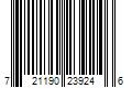 Barcode Image for UPC code 721190239246