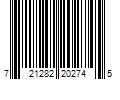 Barcode Image for UPC code 721282202745