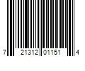 Barcode Image for UPC code 721312011514