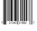 Barcode Image for UPC code 721343315537