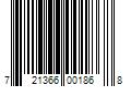 Barcode Image for UPC code 721366001868