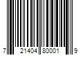 Barcode Image for UPC code 721404800019