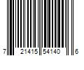 Barcode Image for UPC code 721415541406