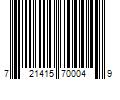 Barcode Image for UPC code 721415700049