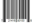 Barcode Image for UPC code 721415801005