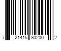 Barcode Image for UPC code 721415802002