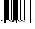 Barcode Image for UPC code 721427043011