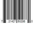 Barcode Image for UPC code 721427502860