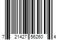 Barcode Image for UPC code 721427562604