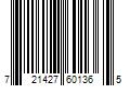 Barcode Image for UPC code 721427601365