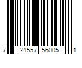 Barcode Image for UPC code 721557560051