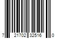 Barcode Image for UPC code 721702325160