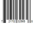 Barcode Image for UPC code 721702325658