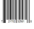 Barcode Image for UPC code 721702325818