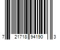 Barcode Image for UPC code 721718941903