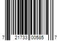 Barcode Image for UPC code 721733005857