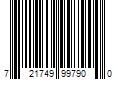 Barcode Image for UPC code 721749997900