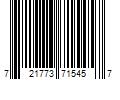 Barcode Image for UPC code 721773715457