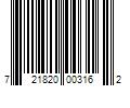 Barcode Image for UPC code 721820003162