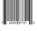 Barcode Image for UPC code 722000677210