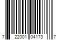 Barcode Image for UPC code 722001041737