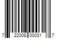 Barcode Image for UPC code 722008000317