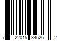 Barcode Image for UPC code 722015346262