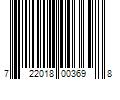 Barcode Image for UPC code 722018003698