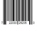 Barcode Image for UPC code 722030252050