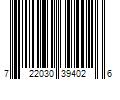 Barcode Image for UPC code 722030394026